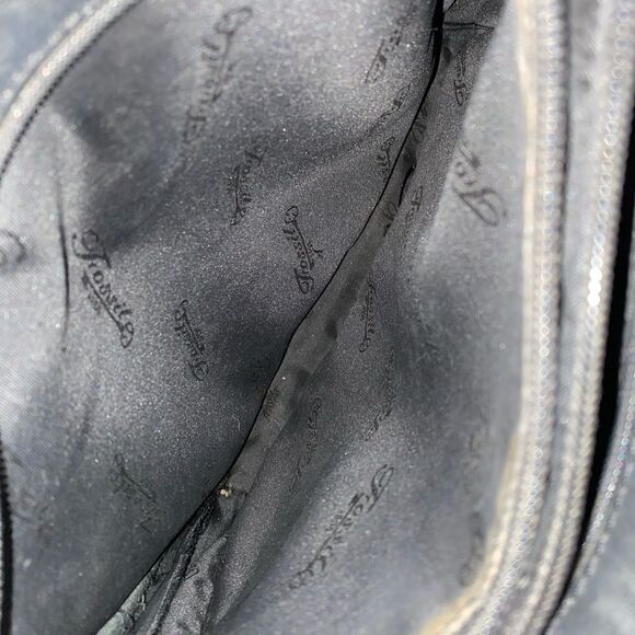 VINTAGE FOSSIL LEATHER WALLET LARGE WITH CHECK BOOK - Picture 5 of 7